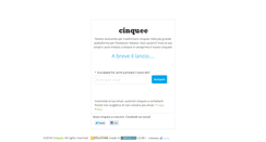 Desktop Screenshot of cinquee.it